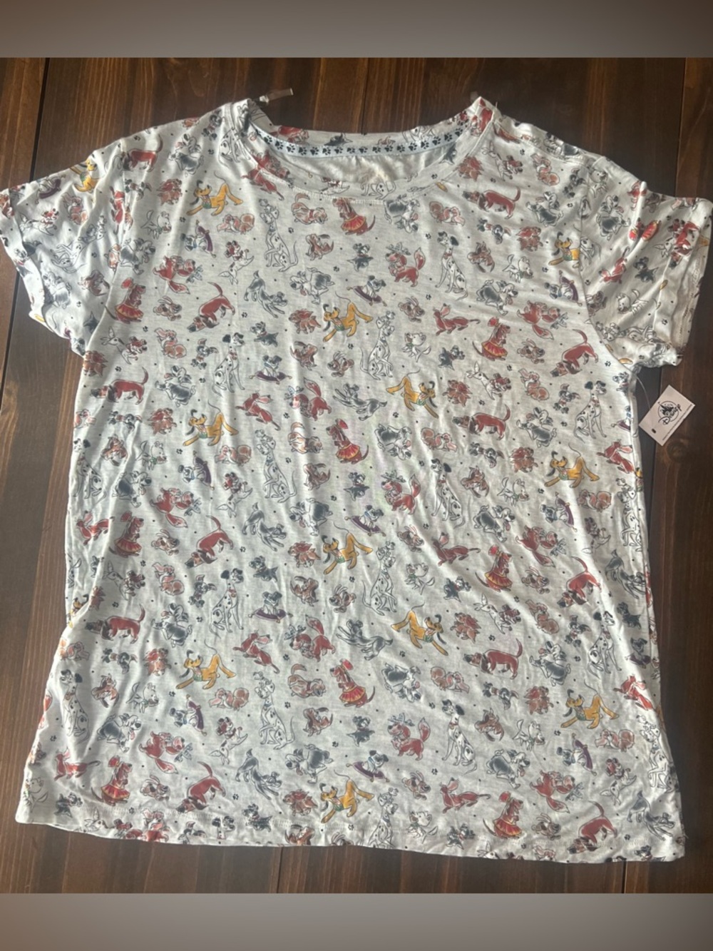 Disney Parks Reigning Dogs Women’s Short Sleeve Tee Shirt Large Lady Pluto - Picture 3 of 9
